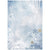 Create Happiness - Dewdrops - Stamperia - A4 Rice Paper - Blue Snowflakes (9082)