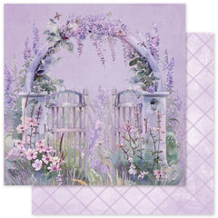 Lavender & Fairies - Paper Rose - 12"x12" Double-sided Patterned Paper - Paper C