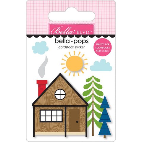 Lake Life - Bella Blvd - Bella-Pops 3D Stickers -  Cabin Life