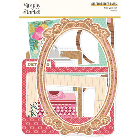 Noteworthy - Simple Stories - Chipboard Frames