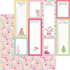 Tinsel Time - Doodlebug - Double-Sided Cardstock 12"X12" - Christmas Candy