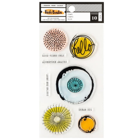 Vicki Boutin - Mixed Media - Acrylic Stamps - Circles (3964)