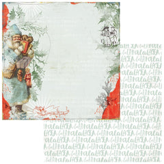 49 & Market - Evergreen Season - Double-Sided Cardstock 12"X12" - Classic Father Christmas