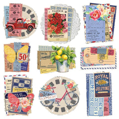 Simple Vintage Linen Market - Simple Stories - Chipboard Clusters