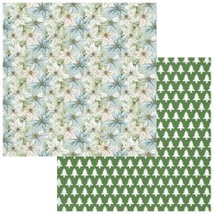 49 & Market - Evergreen Season - Double-Sided Cardstock 12"X12" - December Florals