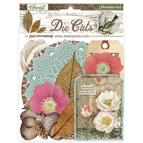 Forest - Stamperia - Thick Stencil - Die Cuts (7422)