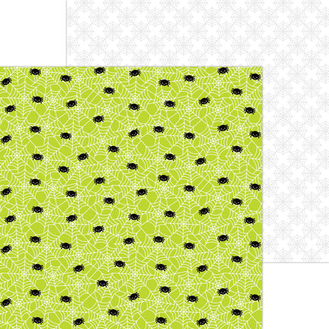 Hey Pumpkin - Doodlebug - Double-Sided Cardstock 12"X12" - Eek!!