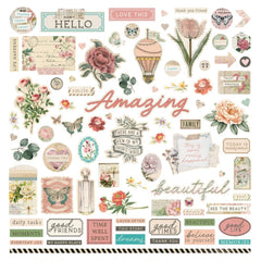 Beautiful Junque - PhotoPlay - Cardstock Stickers 12"X12" - Elements