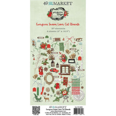 49 & Market - Evergreen Season - Laser Cut Outs - Elements (8508)