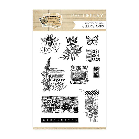 Everyday Junque - PhotoPlay - Photopolymer Clear Stamps - Elements (6129)