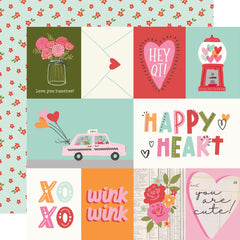 Heartstrings - Simple Stories - Double-Sided Cardstock 12"X12" - Elements 2