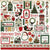 A Vintage Christmas  - Carta Bella - Cardstock Stickers 12"X12" - Elements