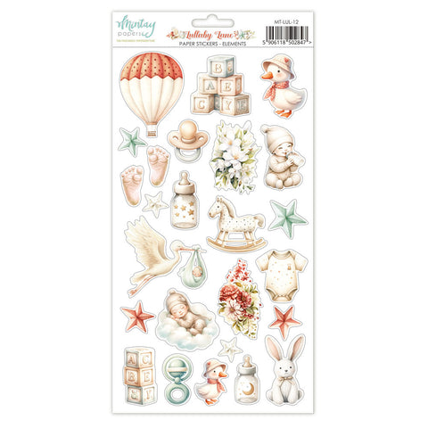 Lullaby Lane - Mintay Papers - 6"x12" Paper Stickers - Elements