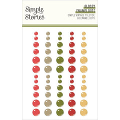 Simple Vintage Yuletide -Simple Stories - Enamel Dots - Glossy