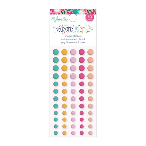 Reasons To Smile - Shimelle - Enamel Dots 60/Pkg (6545)