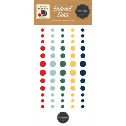 Back To School - Carta Bella - Enamel Dots