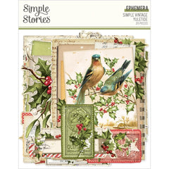 Simple Vintage Yuletide -Simple Stories - Ephemera 20/pkg