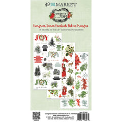 49 & Market - Evergreen Season - Rub-On Transfer Set - Essentials (8485)