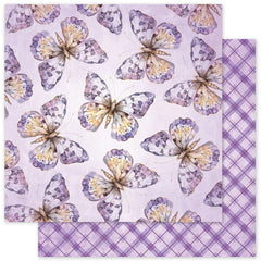 Lavender & Fairies - Paper Rose - 12"x12" Double-sided Patterned Paper - Paper F