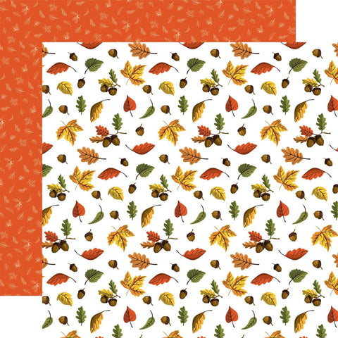 Fall Fun - Carta Bella - Double-Sided Cardstock 12"x12" -  Fall Harvest Air