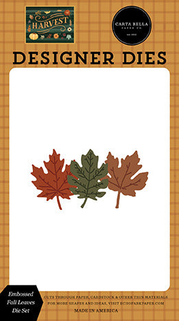 Harvest - Carta Bella - Die Set - Fall Leaves