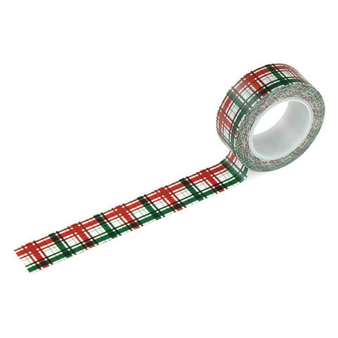 Baking Spirits Bright - ECHO PARK - Washi Tape 30' - Festive Plaid