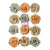 In The Moment - Prima Marketing - Paper Flowers 12/Pkg - Floral Adventure (8365)