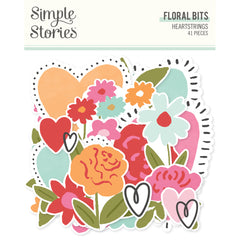 Heartstrings - Simple Stories - Bits & Pieces - Floral