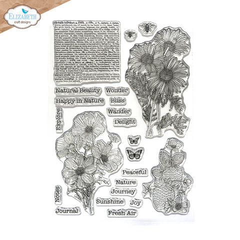 Elizabeth Craft Designs - Clear Stamp - Flowers & Nature (7072)