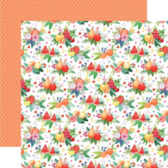 Fruit Stand - Carta Bella - Double-Sided Cardstock 12"X12" - Freshly Picked Bunches