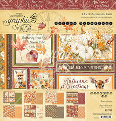 Autumn Greetings - Graphic 45 - Collection Pack 12"X12" (6311)