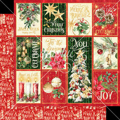 Merry & Bright - Graphic 45 - Double-Sided Cardstock 12"X12" - Christmas Wonder (6397)