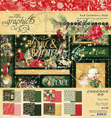 Merry & Bright - Graphic 45 - 8"x8" Collection Pack (6458)