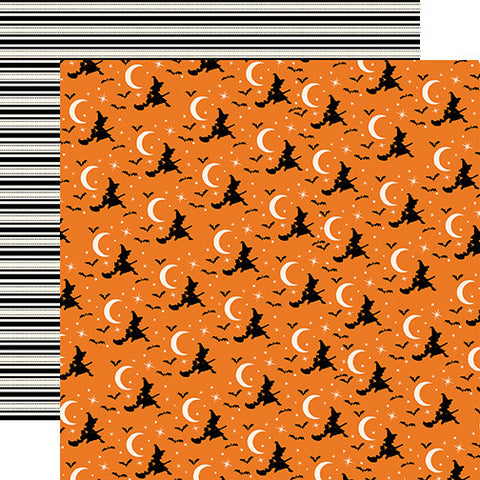 Halloween Fun - Carta Bella - Double-Sided Cardstock 12"X12" - Halloween Night