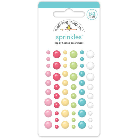 Happy Healing - Doodlebug  - Sprinkles Adhesive Enamel Shapes - Happy Healing Dots Assortment