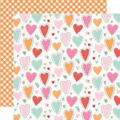 Heartstrings - Simple Stories - Double-Sided Cardstock 12"X12" - Happy Heart Day