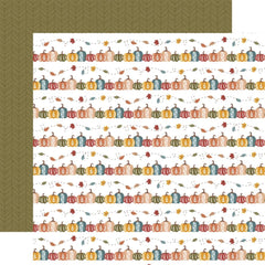 Sweater Weather - Echo Park - Double-Sided Cardstock 12"X12" - Hey Pumpkin