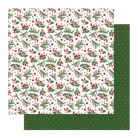 Holly & Ivy - PhotoPlay - Double-Sided Cardstock 12"X12" - Holly