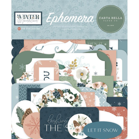 Winter Wonderland - Carta Bella - Ephemera - Icons