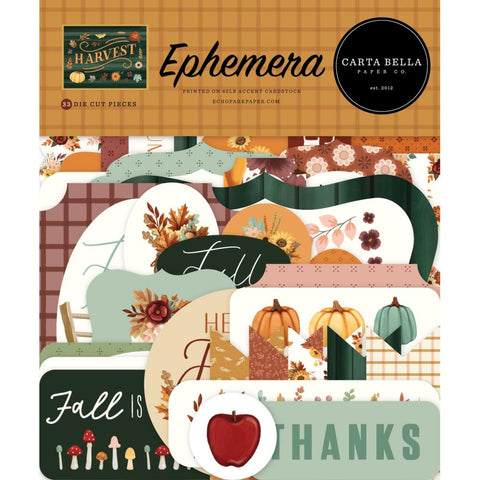 Harvest - Carta Bella - Cardstock Ephemera - Icons