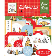 Winnie The Pooh Christmas - Echo Park - Cardstock Ephemera - Icons