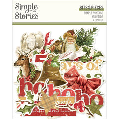 Simple Vintage Yuletide -Simple Stories - Bits & Pieces Die-Cuts