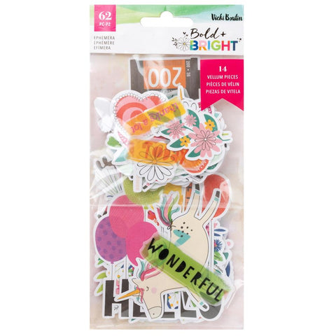 Bold & Bright - Vicki Boutin - Ephemera 45/pkg - Icons (7789)