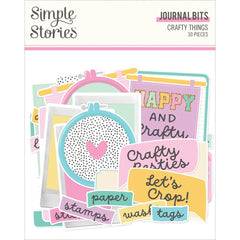 Crafty Things -Simple Stories - Bits & Pieces 29/Pkg - Journal