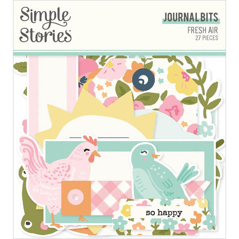 Fresh Air - Simple Stories - Bits & Pieces Die-Cuts 27/Pkg - Journal