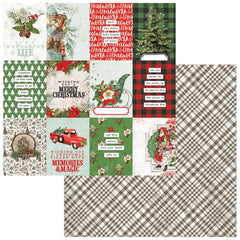 49 & Market - Evergreen Season - Double-Sided Cardstock 12"X12" - Journal Cards