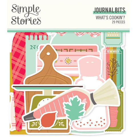 What's Cookin' ? - Simple Stories - Bits & Pieces Die-Cuts 29/Pkg - Journal