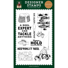 Gone Fishing - Carta Bella - Clear Stamps - Keeping It Reel