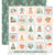 Deck The Halls - Cocoa Vanilla - 12"x12" Double-sided Patterned Paper - Kris Kringle