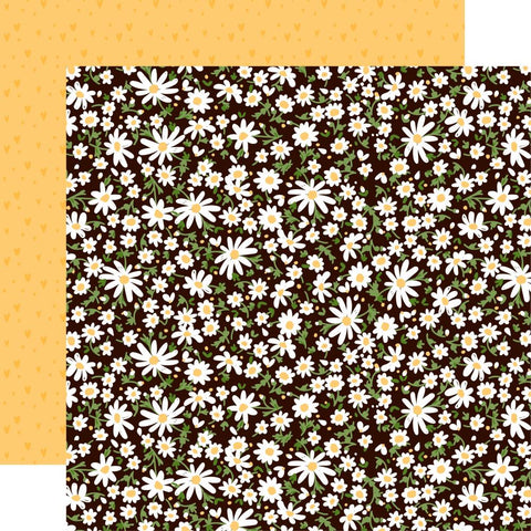 Bee Happy - Echo Park - Double-Sided Cardstock 12"X12" - Lazy Daisy